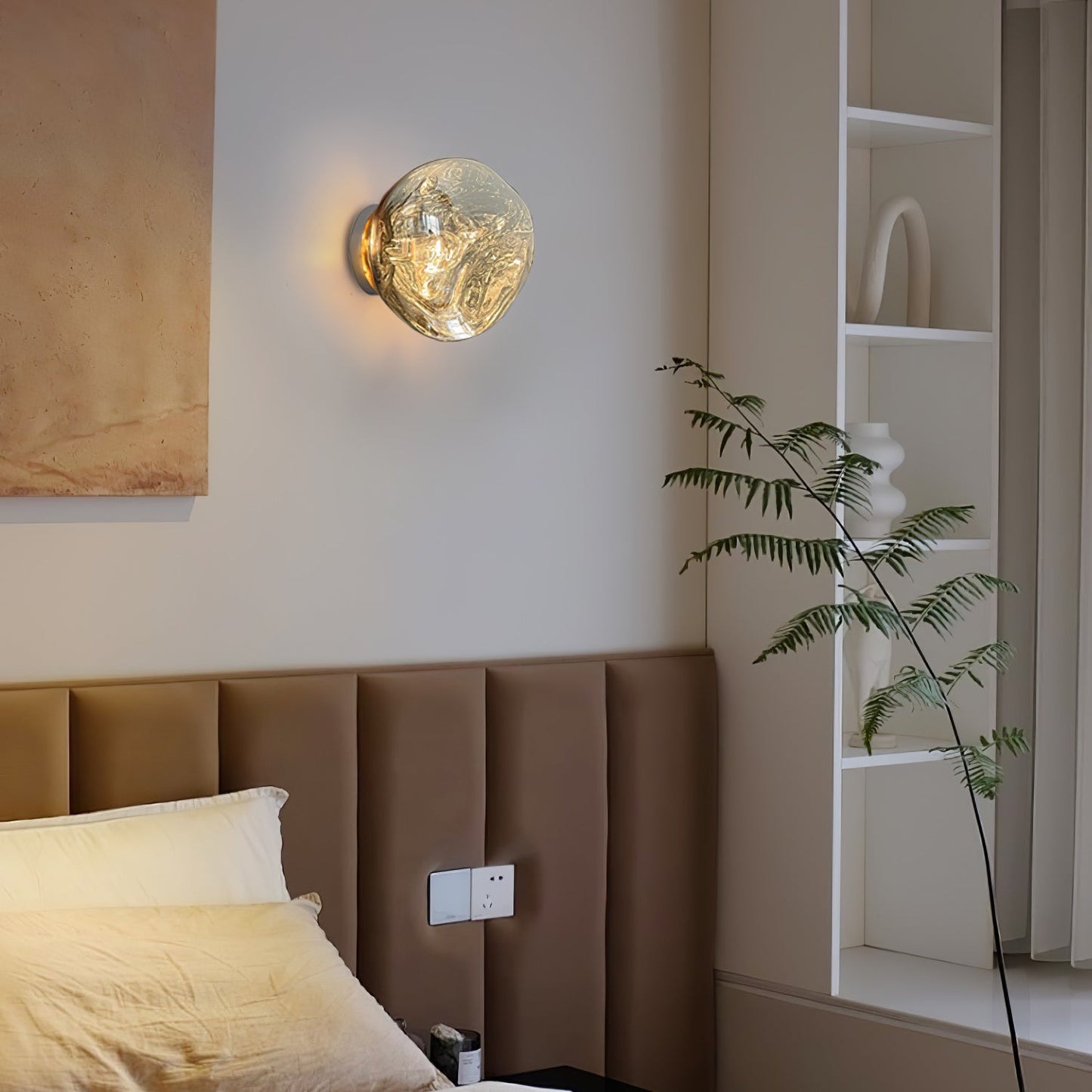 Lava Wall Lamp | Metal, PVC | Chrome, Rose Gold, Gold, Smoke Grey, Silver