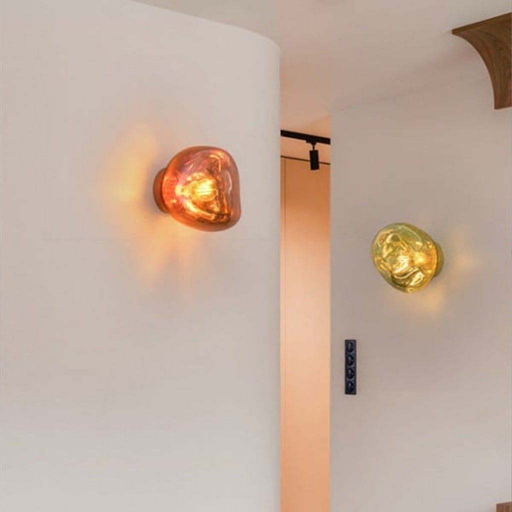 Lava Wall Lamp | Metal, PVC | Chrome, Rose Gold, Gold, Smoke Grey, Silver