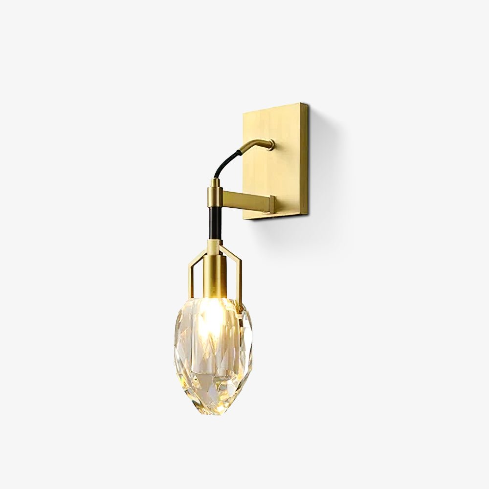 Lavilla Wall Lamp | Crystal | Brass, Black