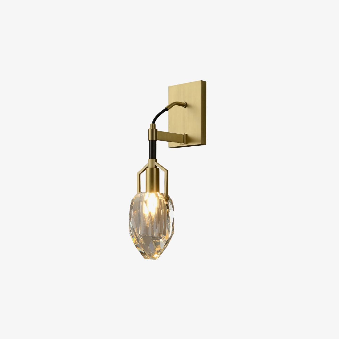 Lavilla Wall Lamp | Crystal | Brass, Black