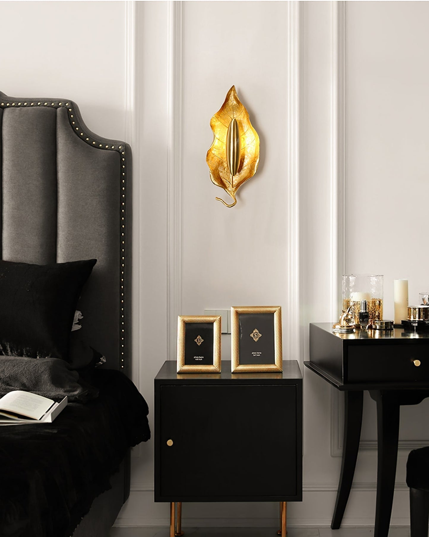 Leaf Brass Wall Lamp | Brass & Iron | Indoor Lighting