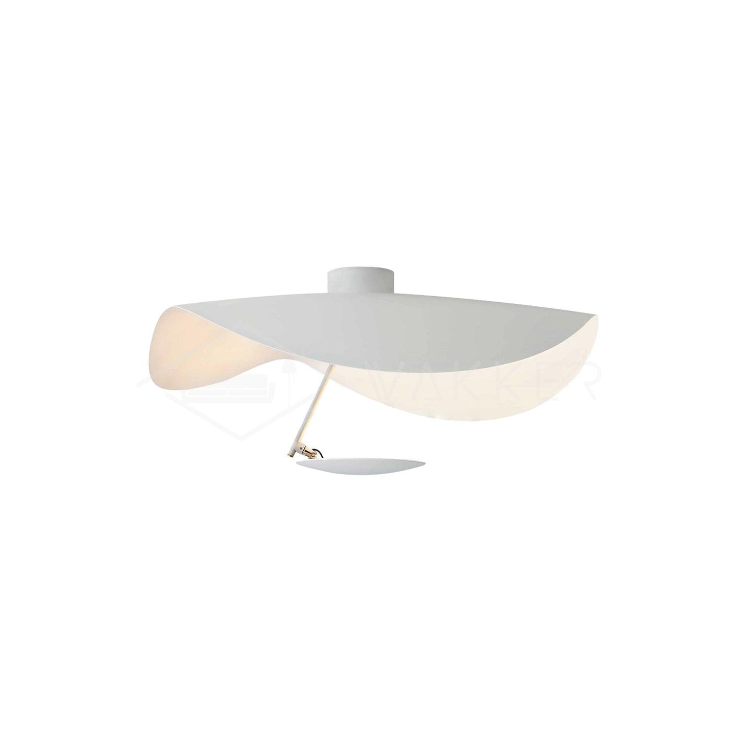 Giorgio Ceiling Light | Metal & Integrated LED | White Finish
