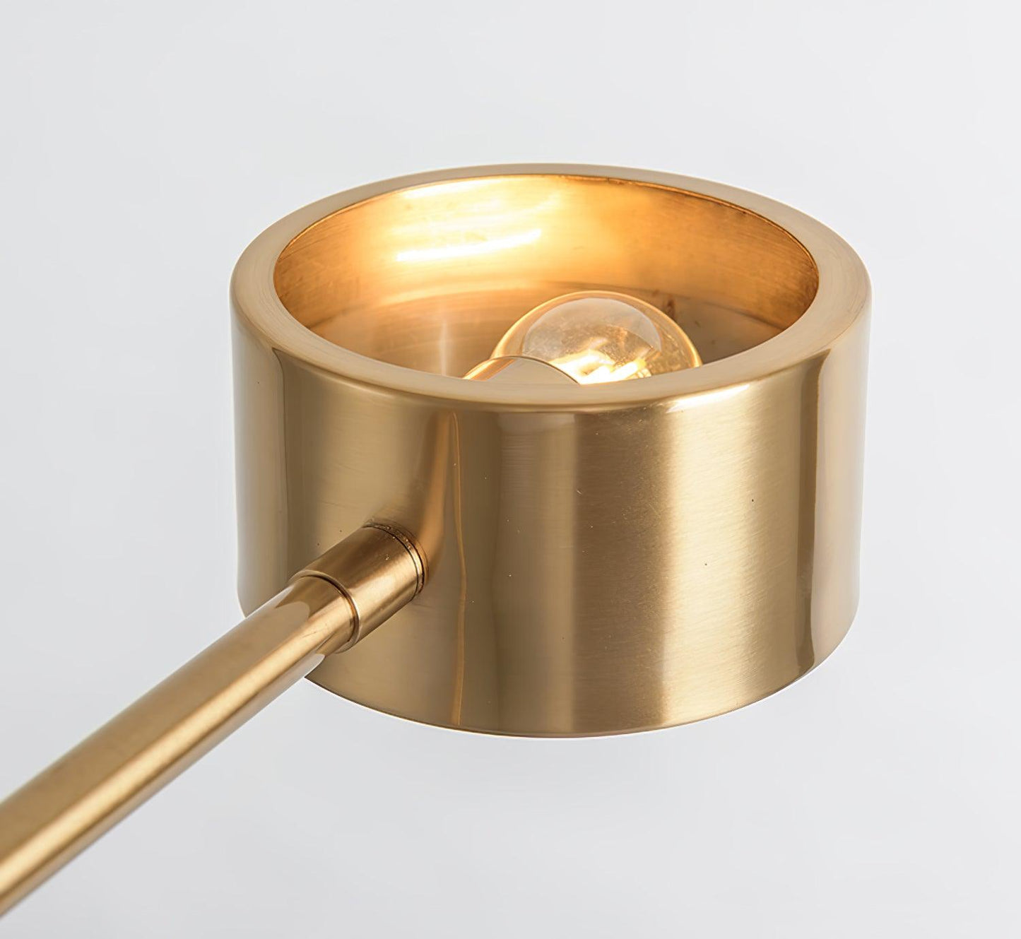 Lever Office Table Light | Metal & Iron | Gold