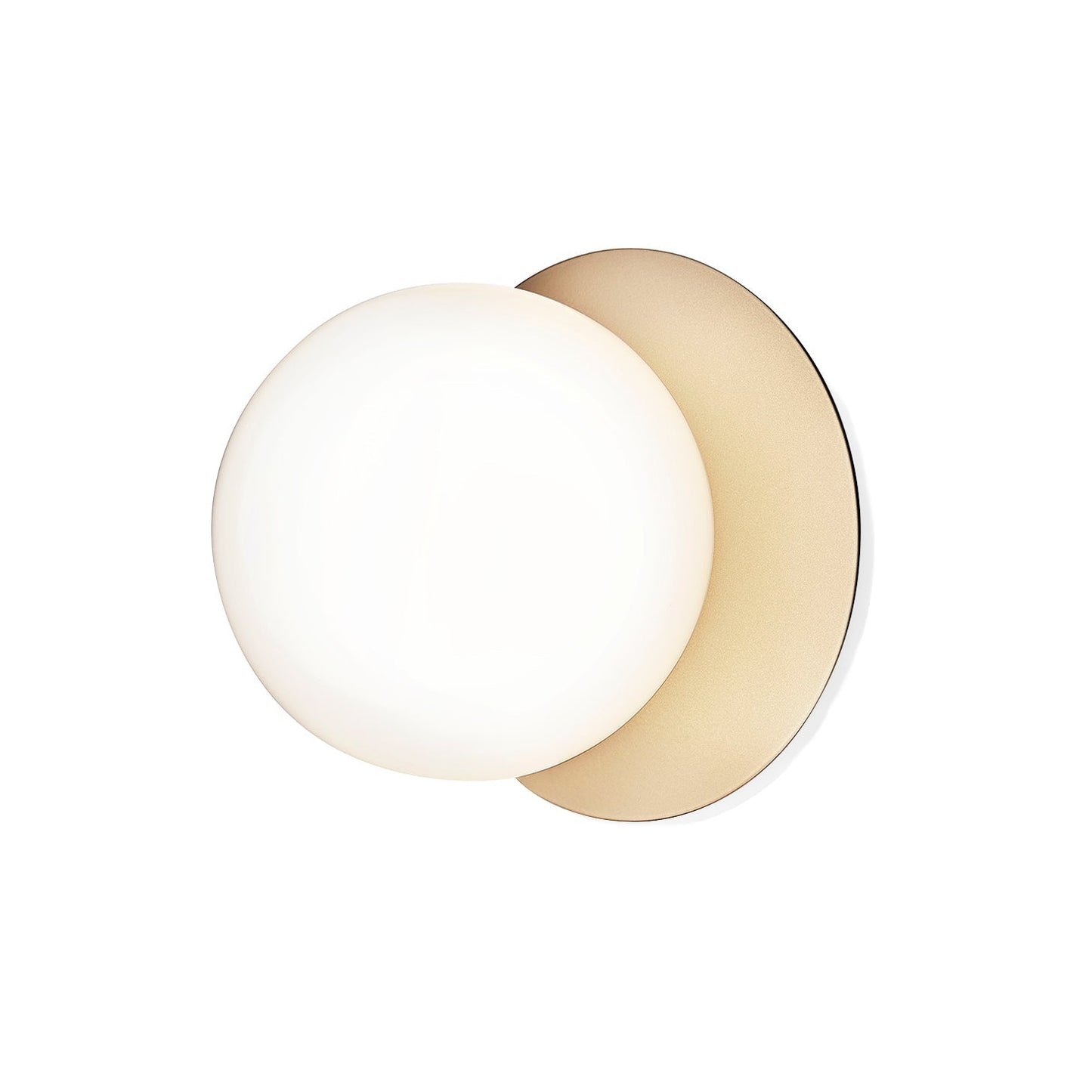 Celeste Wall Lamp | Metal, Brass, Glass | Black, White, Clear