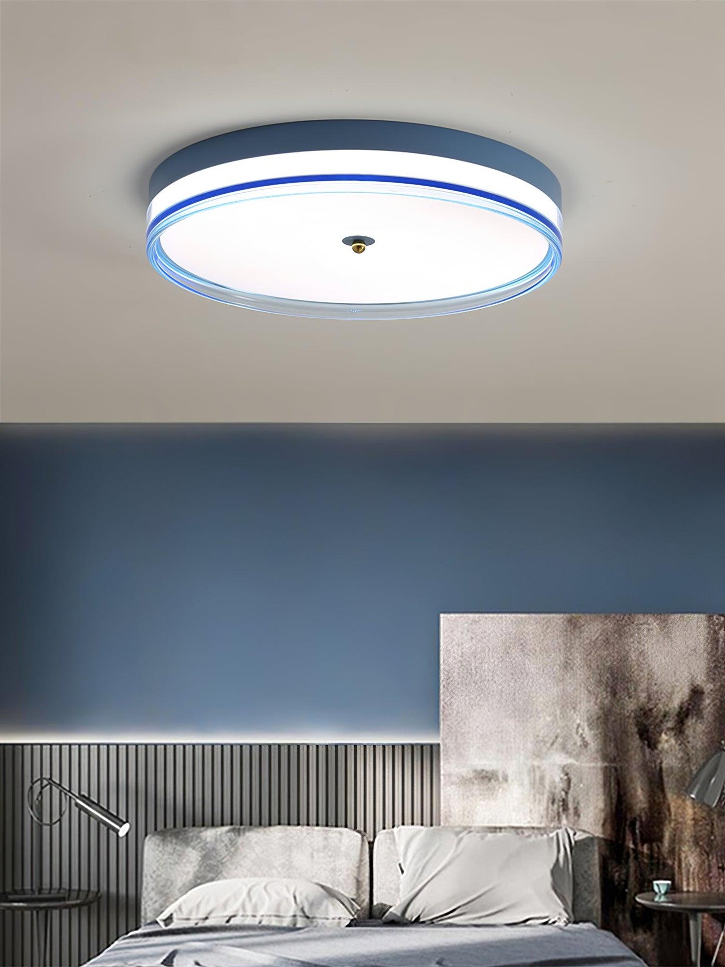 Lindby Ceiling Light | LED Acrylic | White, Black, Blue, Gold