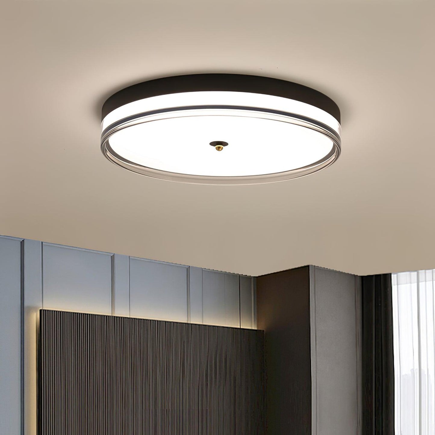 Lindby Ceiling Light | LED Acrylic | White, Black, Blue, Gold