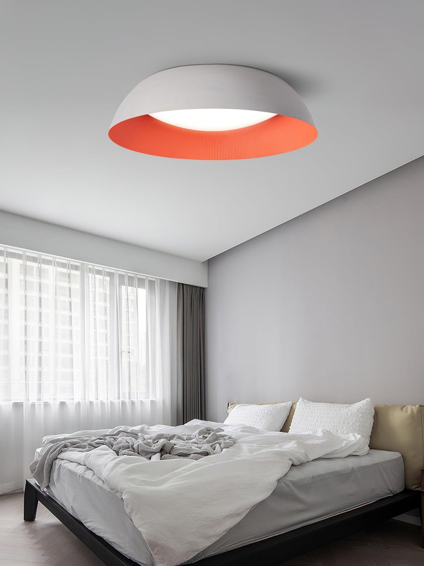 Lindby Juliven LED Ceiling Light | Aluminum & Metal | Black & Gold