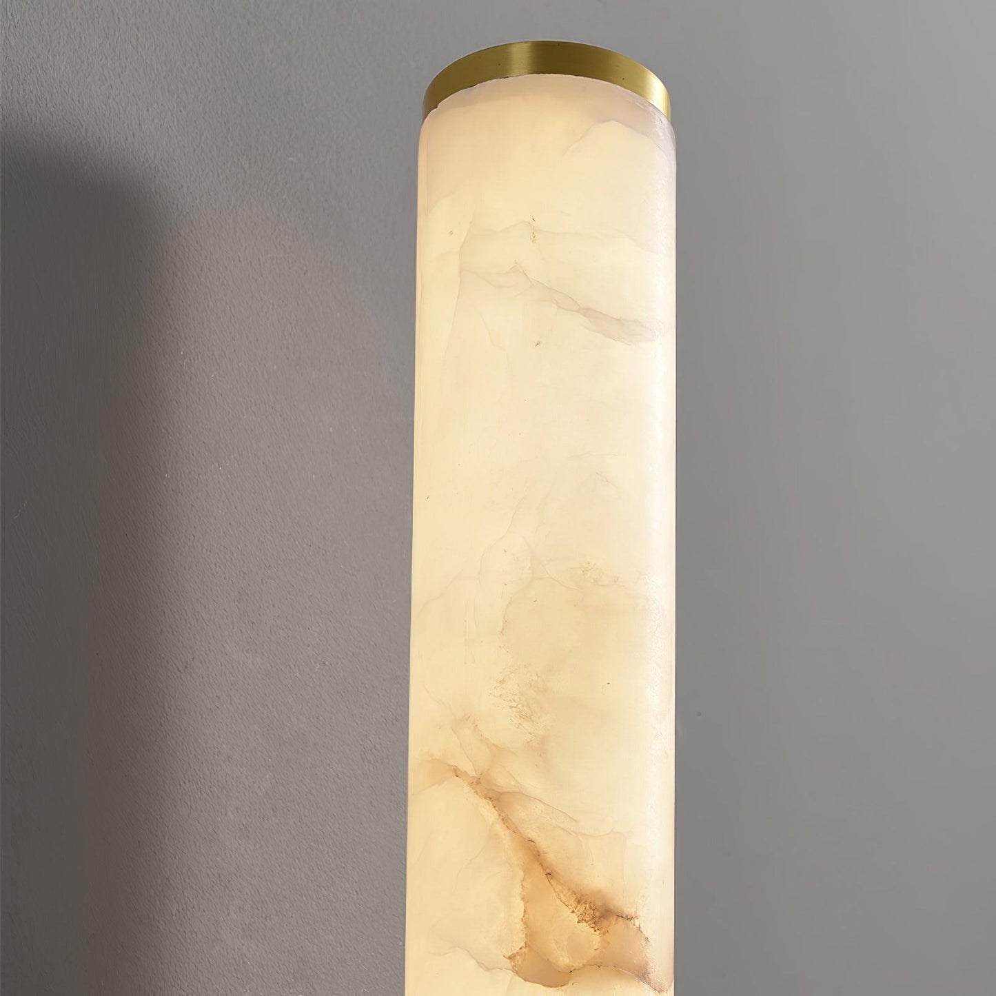 Line Alabaster Wall Light | Brass & Alabaster | White