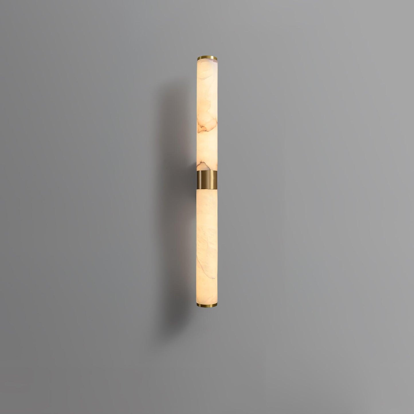 Line Alabaster Wall Light | Brass & Alabaster | White