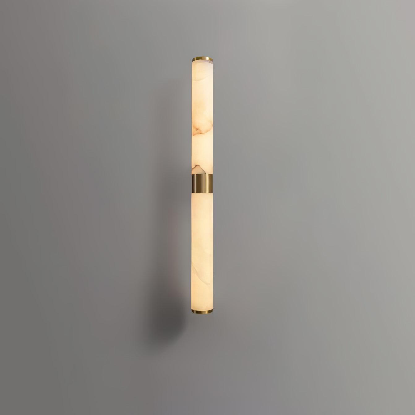 Line Alabaster Wall Light | Brass & Alabaster | White