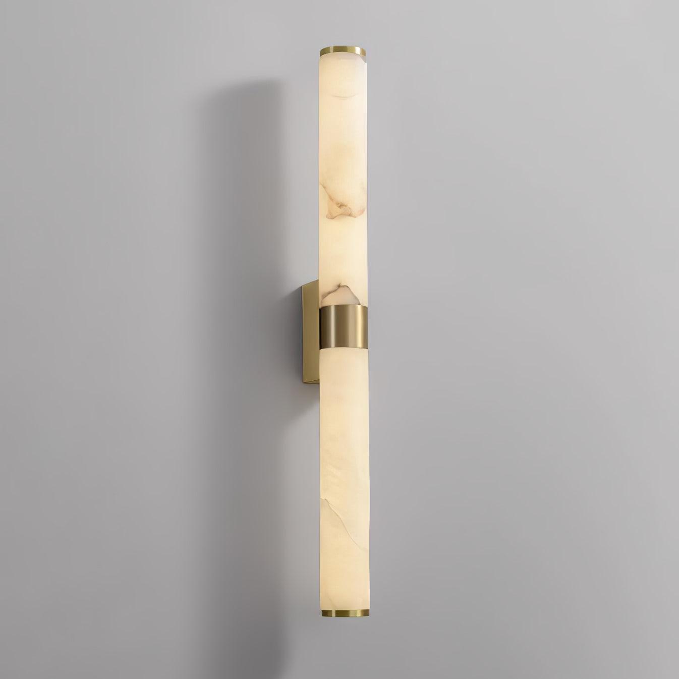 Line Alabaster Wall Light | Brass & Alabaster | White