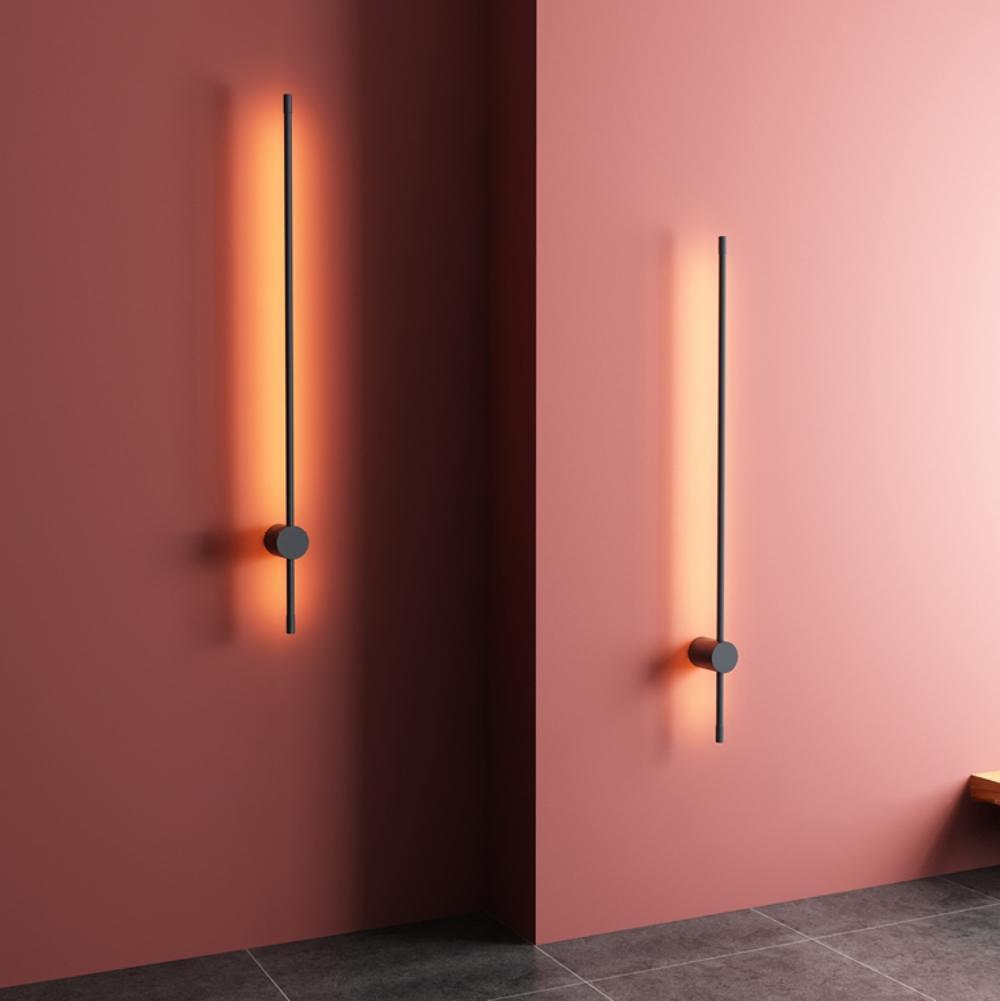 LED Wall Light Set | Metal & Acrylic | Set of 2