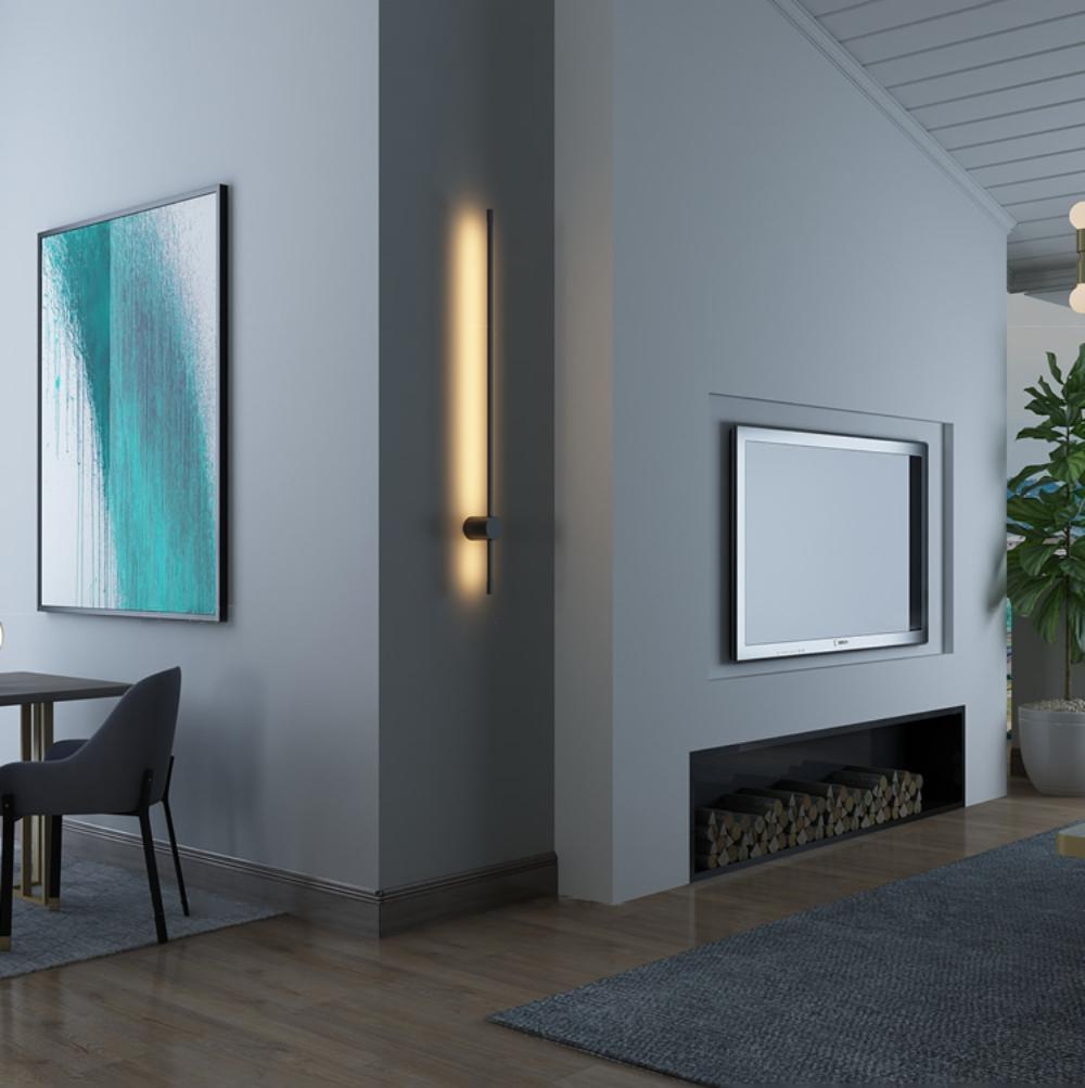 LED Wall Light Set | Metal & Acrylic | Set of 2