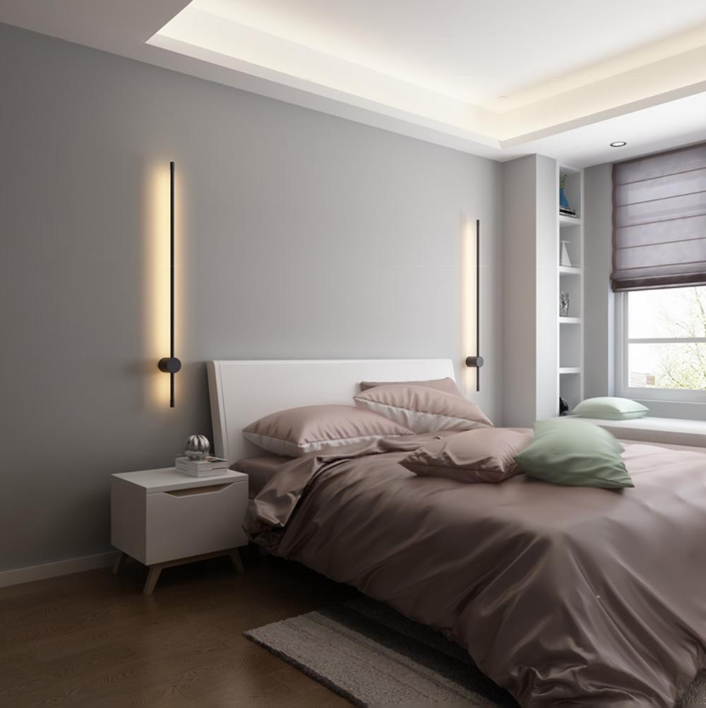 LED Wall Light Set | Metal & Acrylic | Set of 2