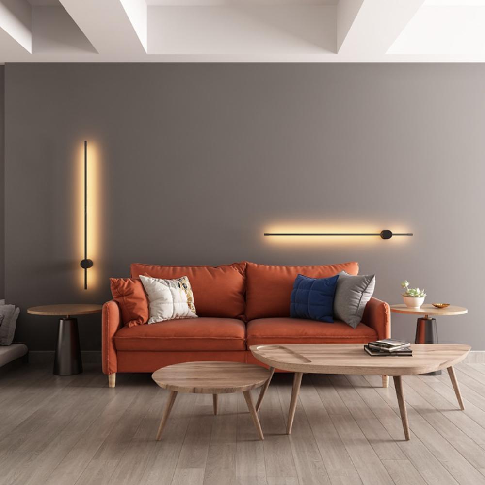 LED Wall Light Set | Metal & Acrylic | Set of 2