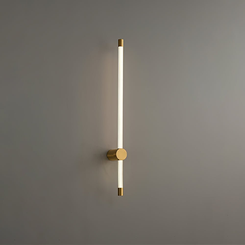 Linear LED Sconce | Rechargeable | Black & Copper
