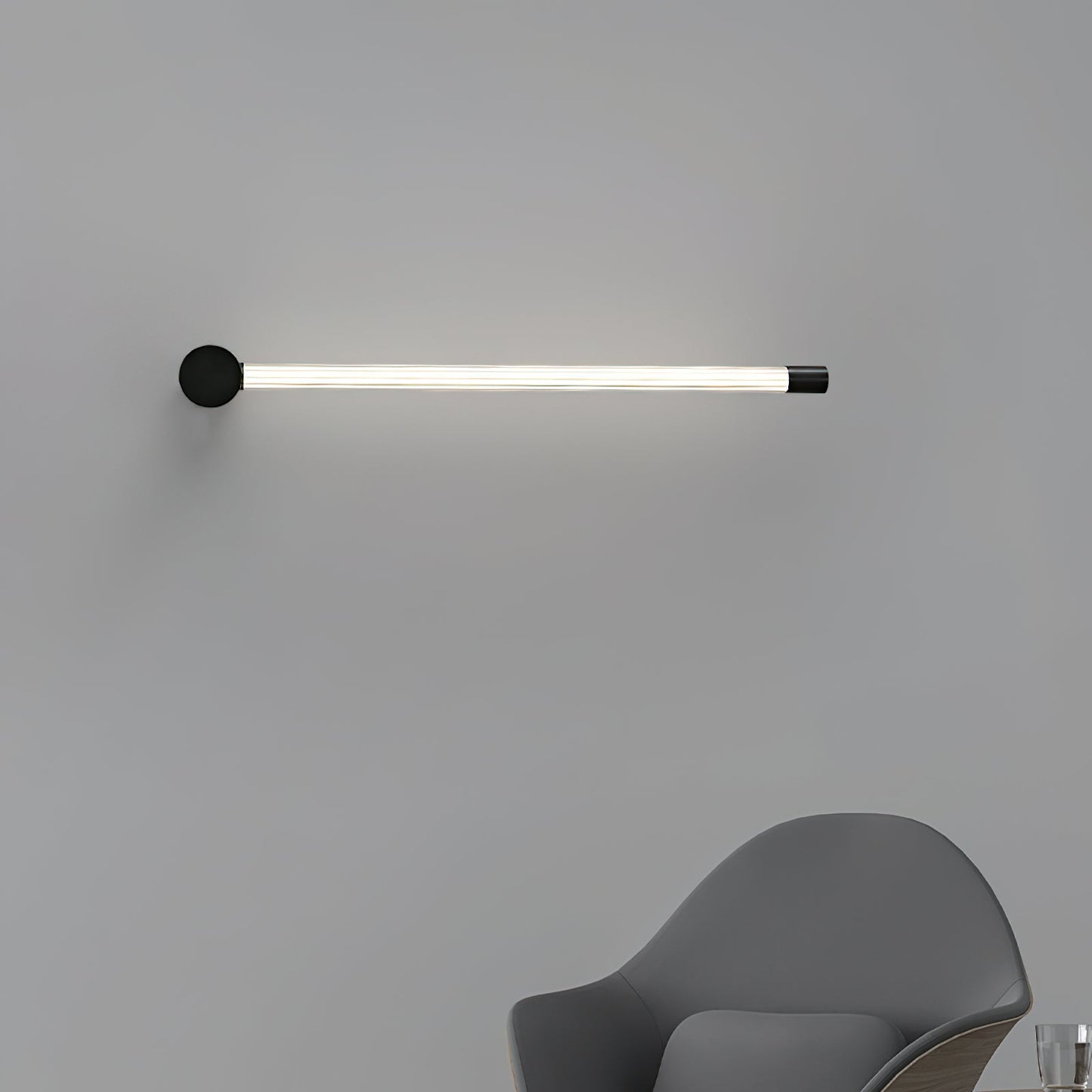 Linear LED Sconce | Rechargeable | Black & Copper