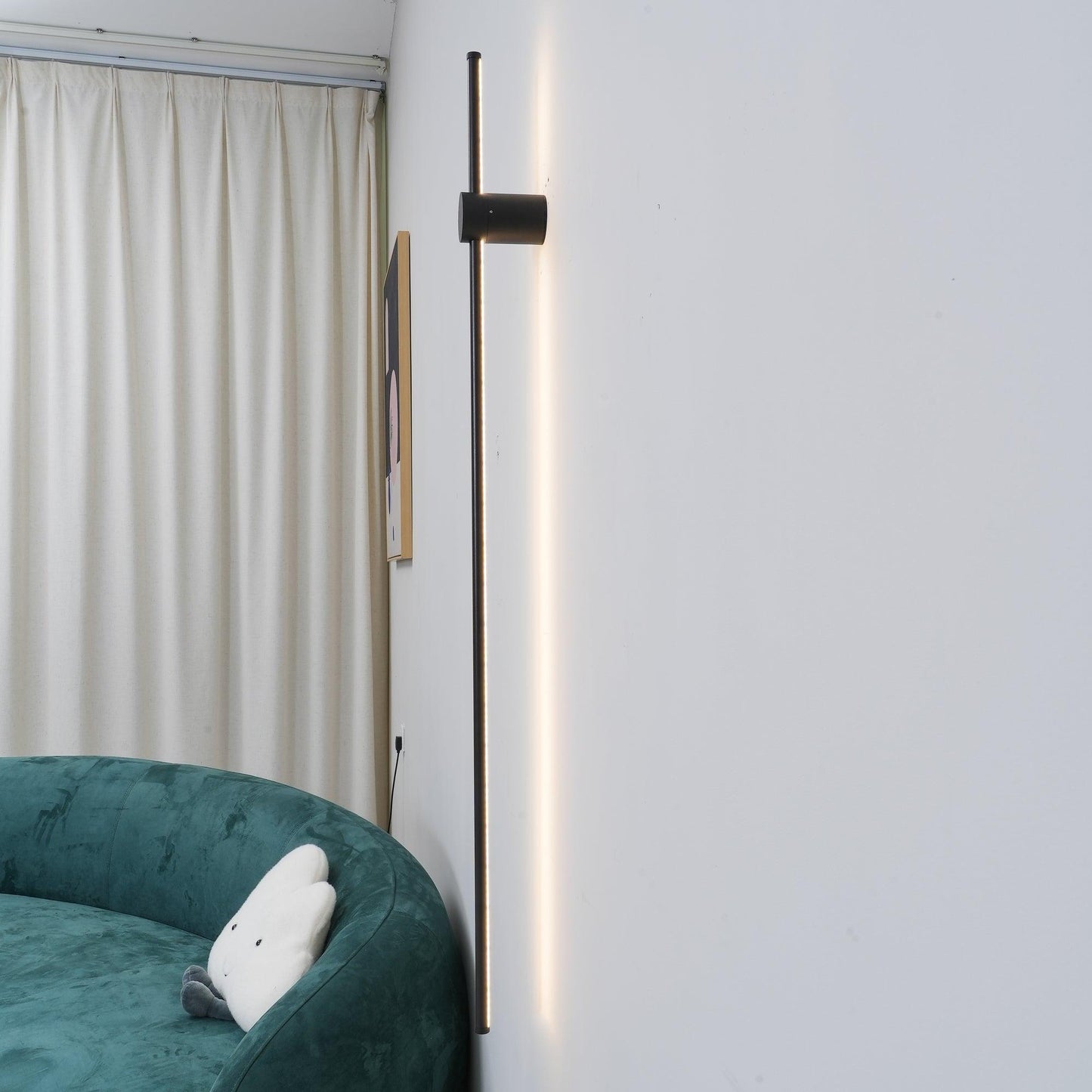 LED Wall Light Set | Metal & Acrylic | Set of 2