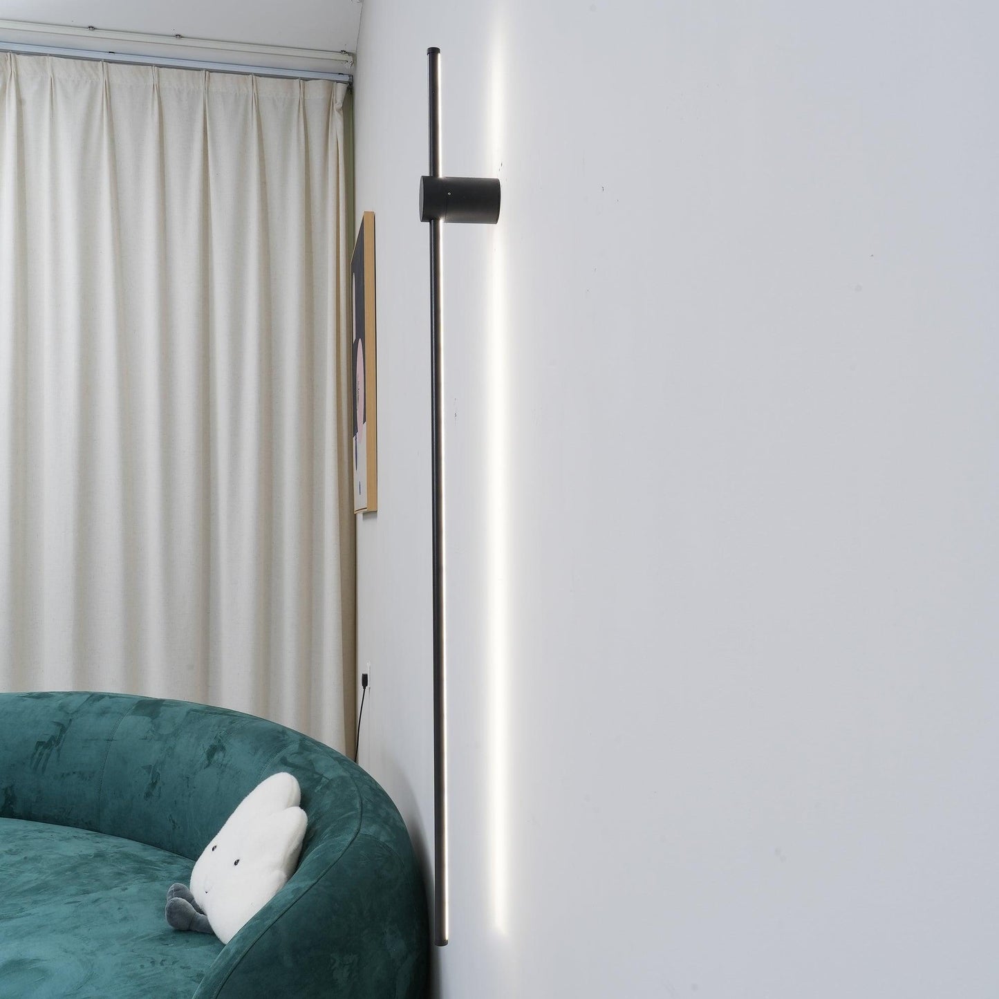 LED Wall Light Set | Metal & Acrylic | Set of 2