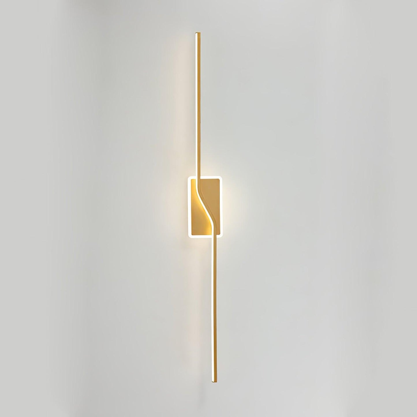 Linear Strip Wall Light | Aluminum/Acrylic/Silicone | Brass/Black/White