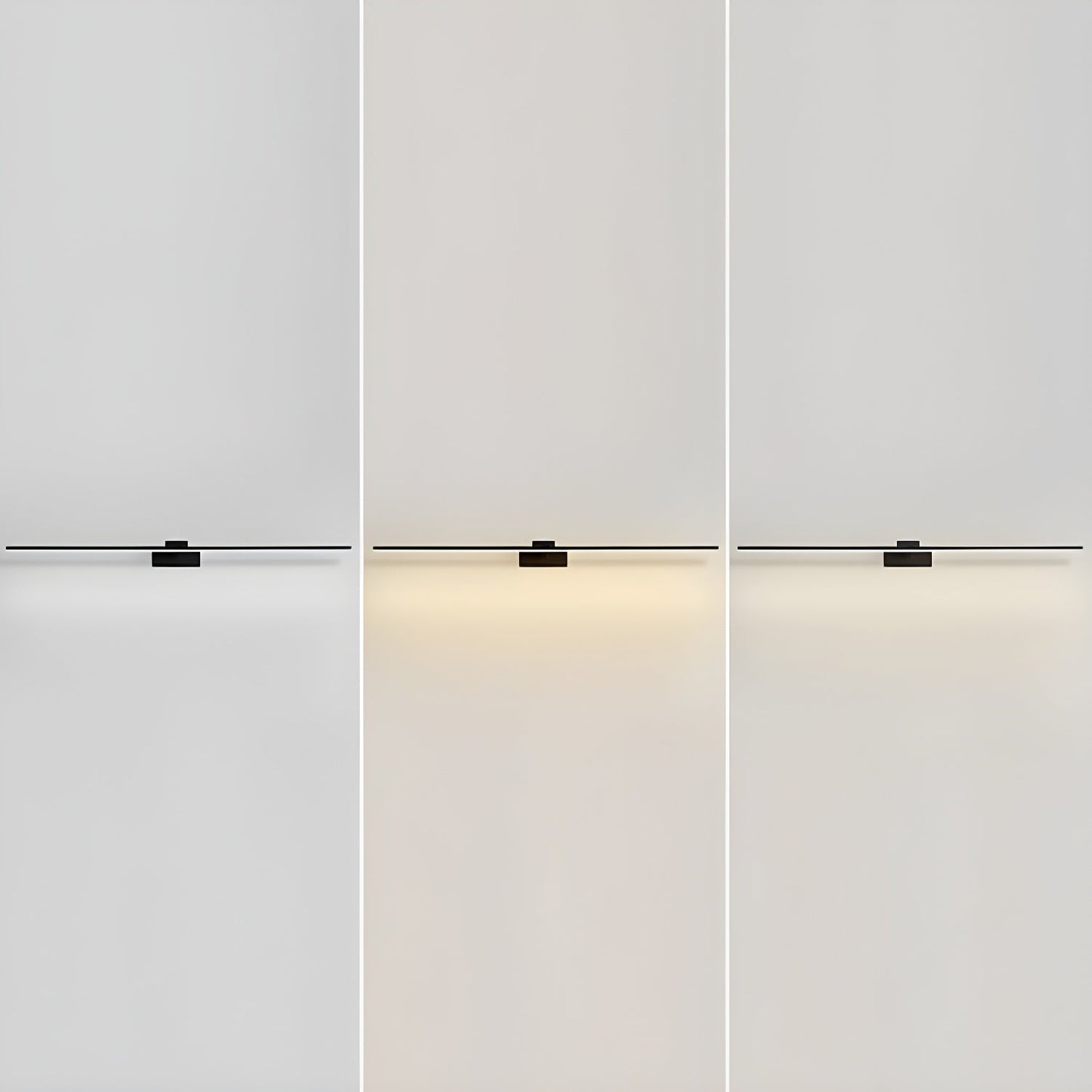 Linear Bathroom Wall Lamp | Aluminum | Black/White