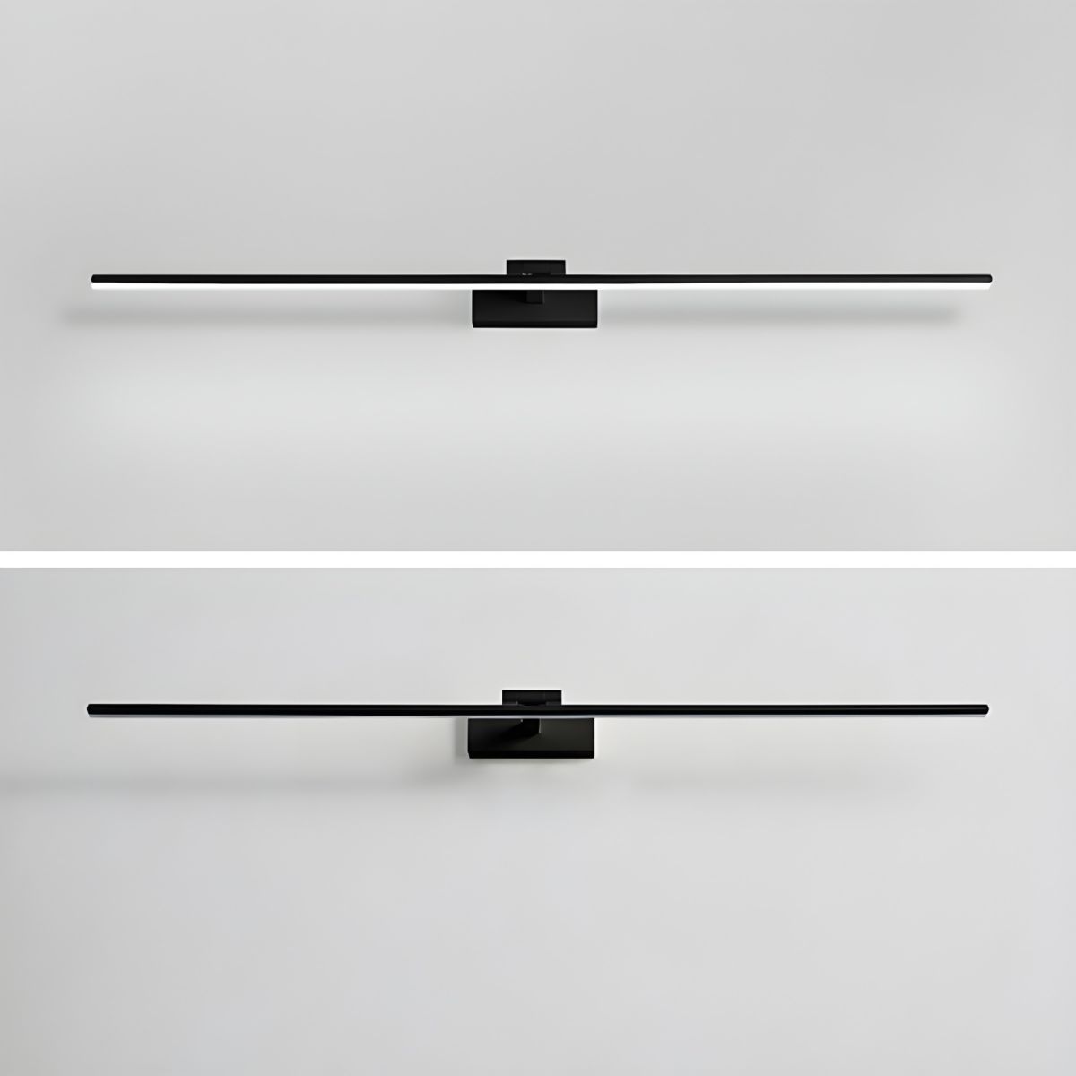 Linear Bathroom Wall Lamp | Aluminum | Black/White