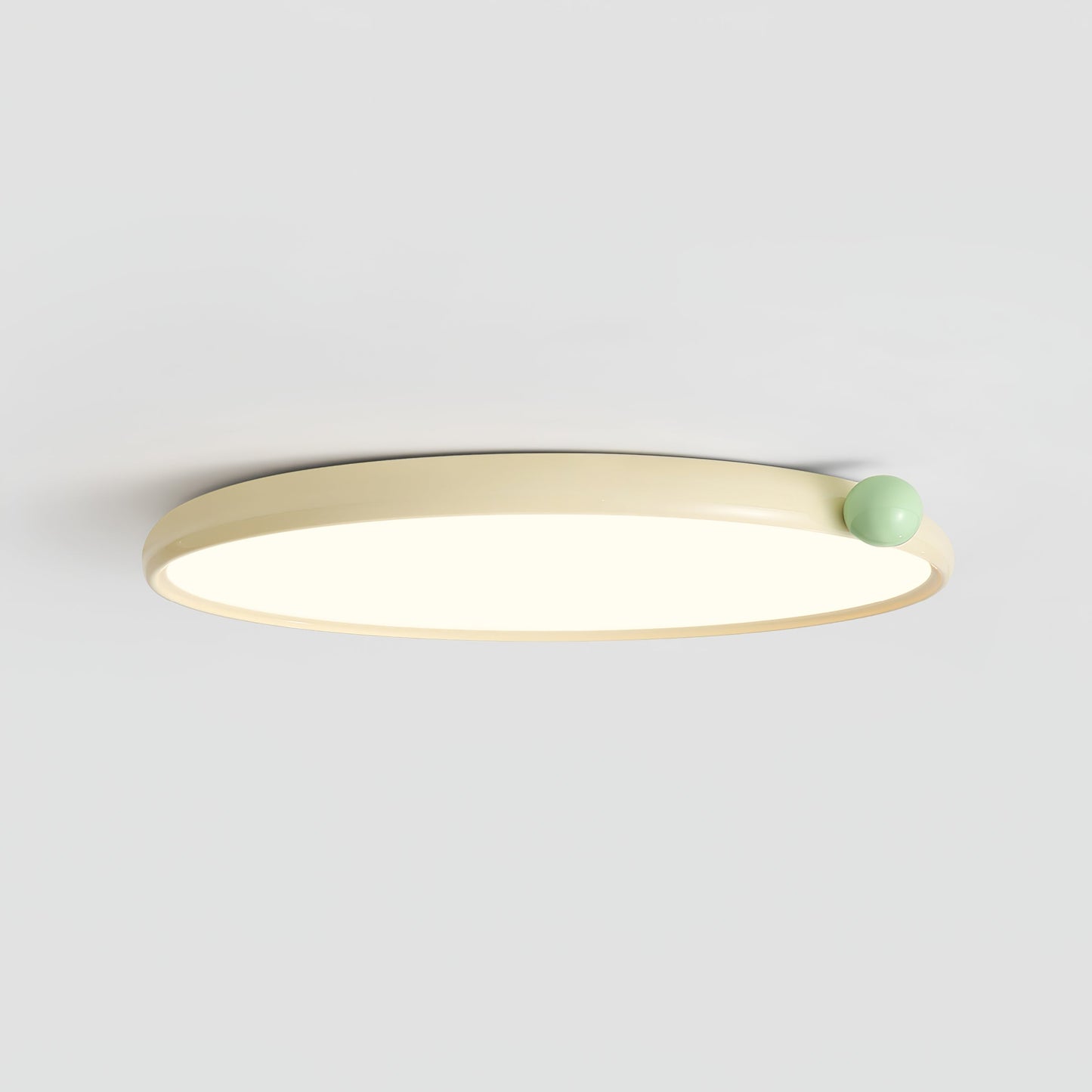 Lola Ceiling Lamp | Round Design | Red Accents