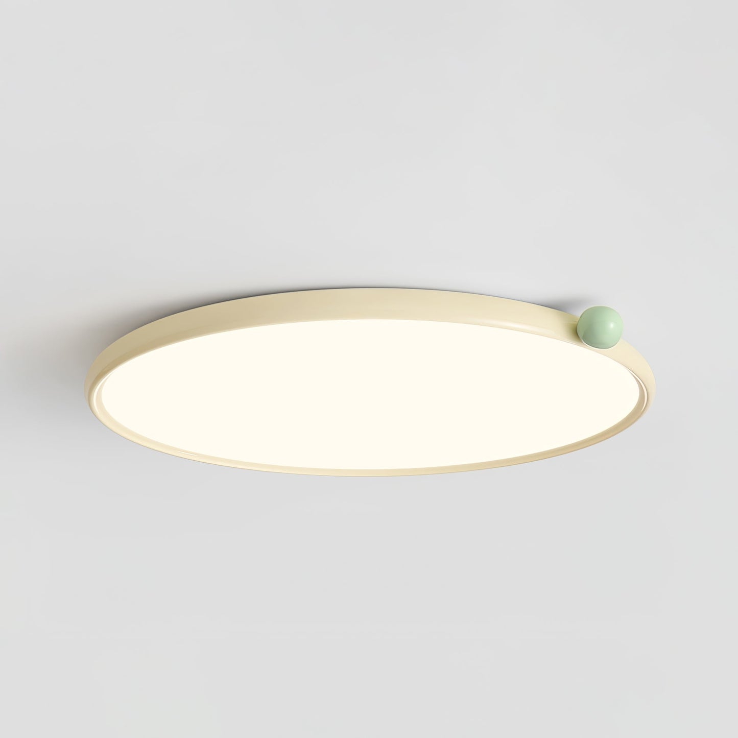 Lola Ceiling Lamp | Round Design | Red Accents