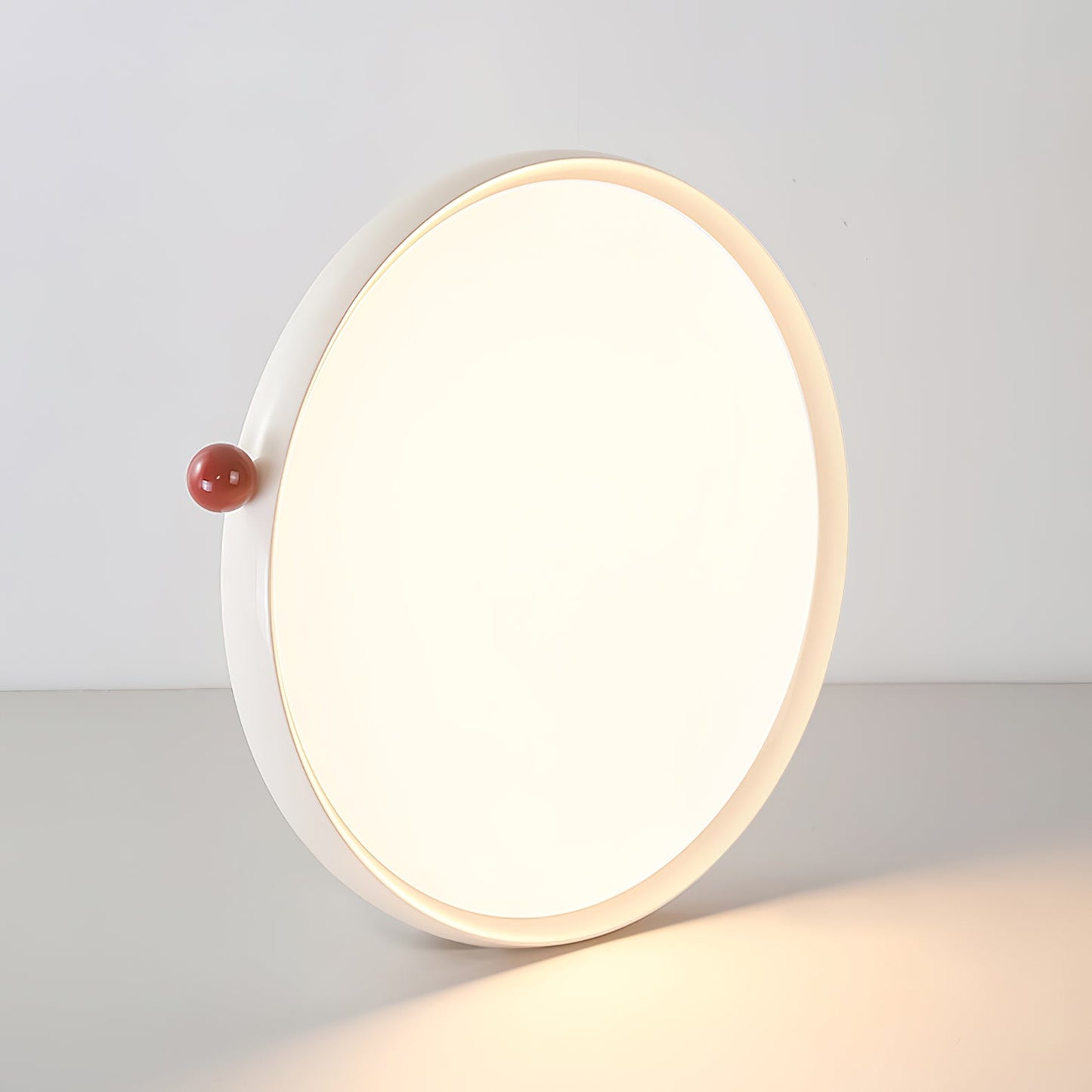 Lola Ceiling Lamp | Round Design | Red Accents