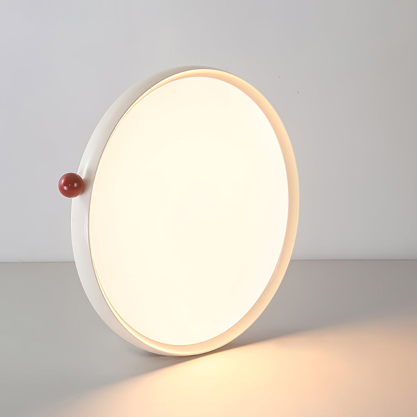 Lola Ceiling Lamp | Round Design | Red Accents
