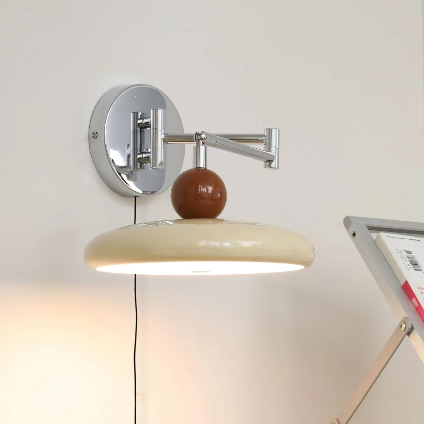 Lola Wall Lamp | Metal & Acrylic | Chrome or Green Finish