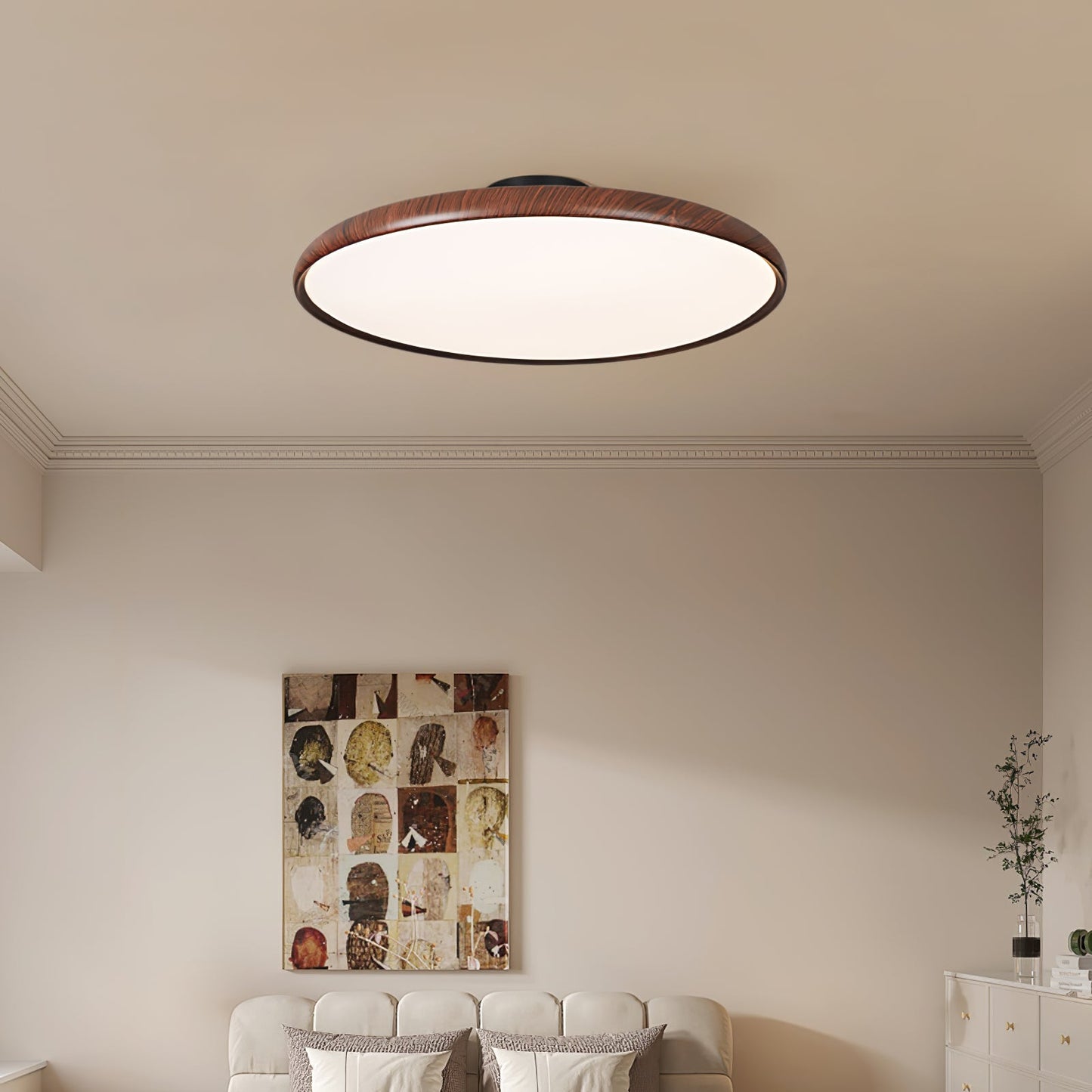 Lola Ceiling Lamp | Wood Grain | Adjustable