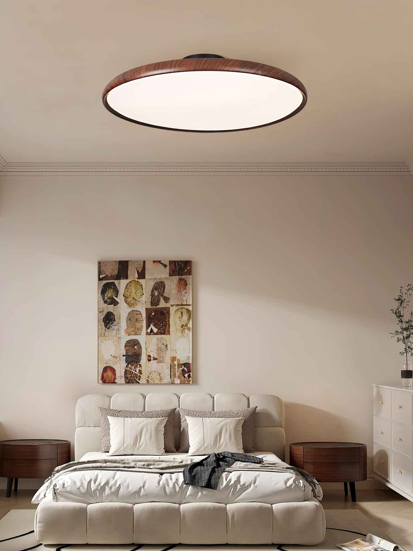 Lola Ceiling Lamp | Wood Grain | Adjustable