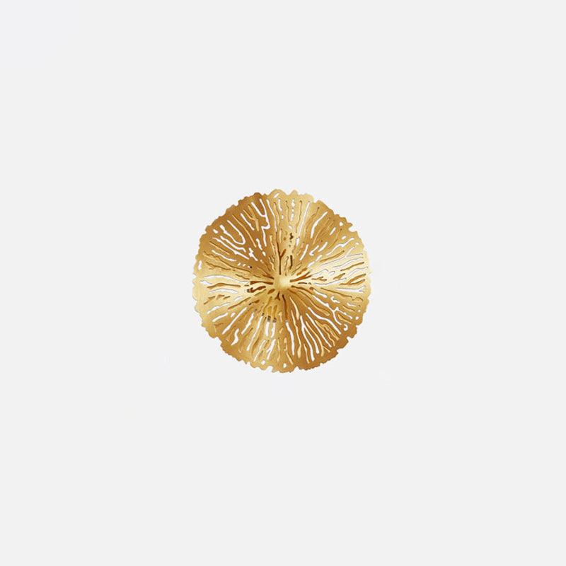 Lotus Leaf Wall Sconce | Brass | Gilded