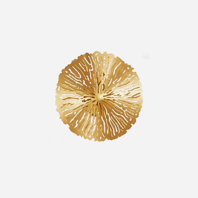 Lotus Leaf Wall Sconce | Brass | Gilded