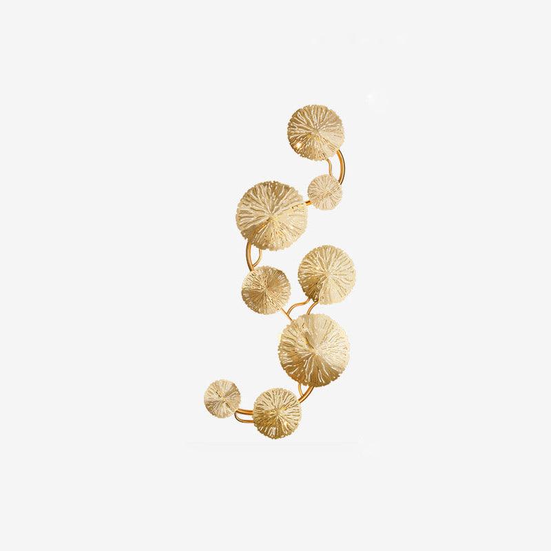 Lotus Leaf Wall Sconce | Brass | Gilded