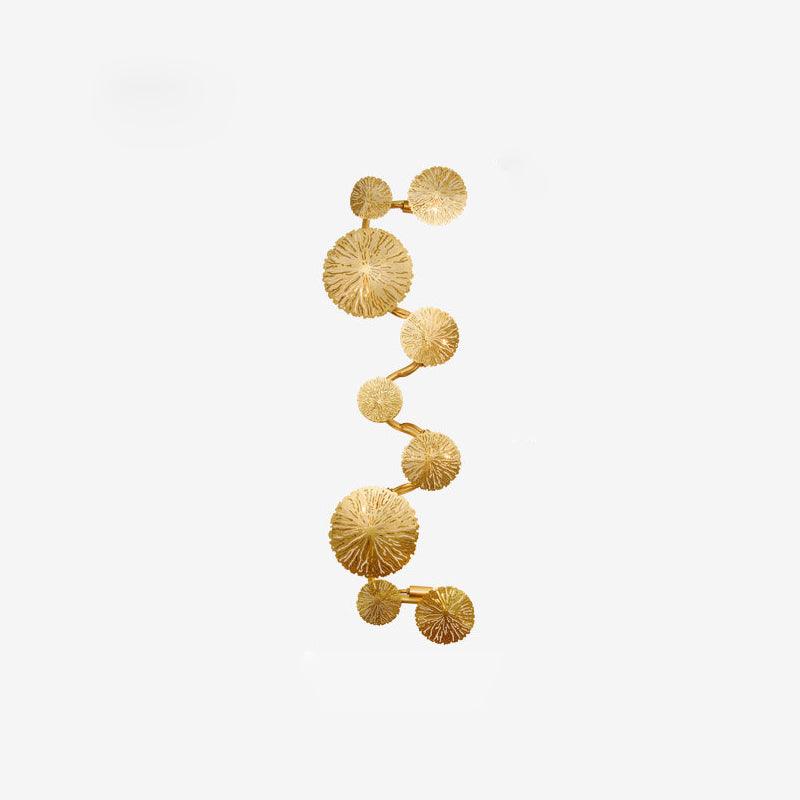 Lotus Leaf Wall Sconce | Brass | Gilded