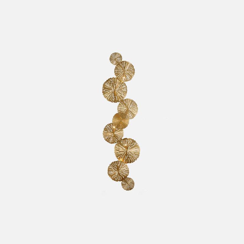 Lotus Leaf Wall Sconce | Brass | Gilded