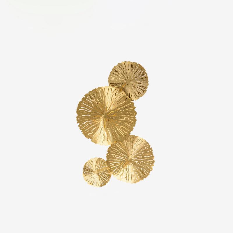 Lotus Leaf Wall Sconce | Brass | Gilded