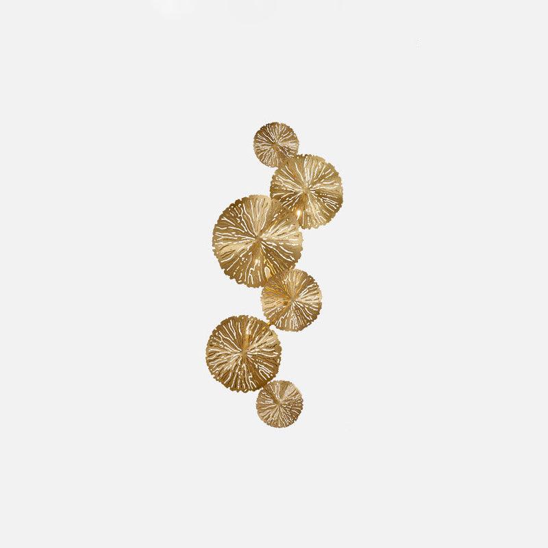 Lotus Leaf Wall Sconce | Brass | Gilded