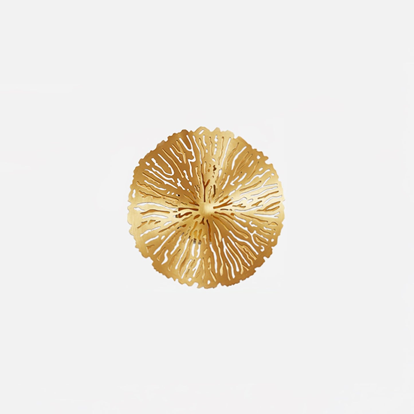 Lotus Leaf Wall Sconce | Brass | Gilded