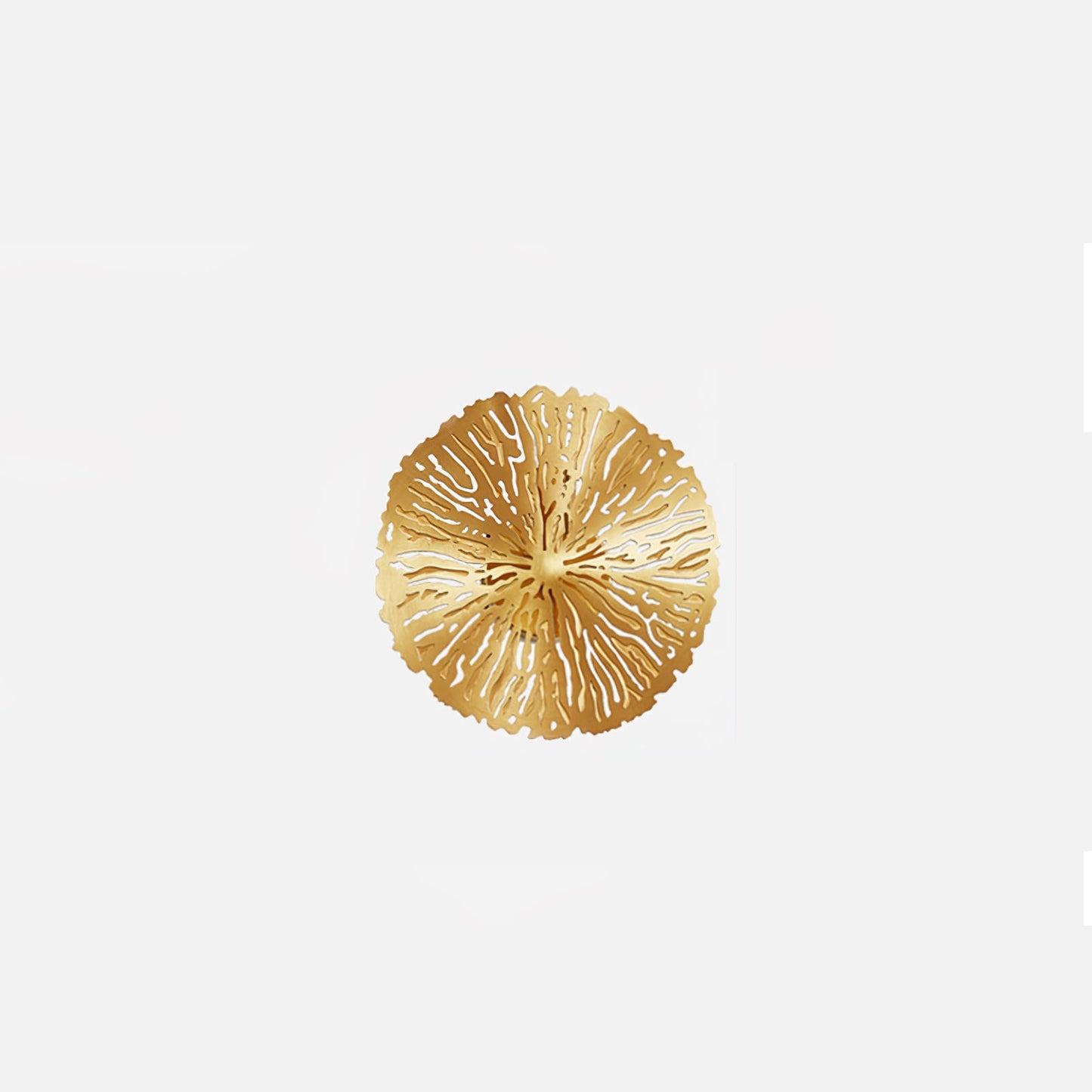Lotus Leaf Wall Sconce | Brass | Gilded