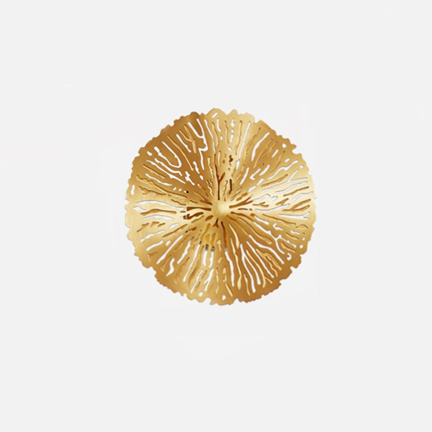 Lotus Leaf Wall Sconce | Brass | Gilded