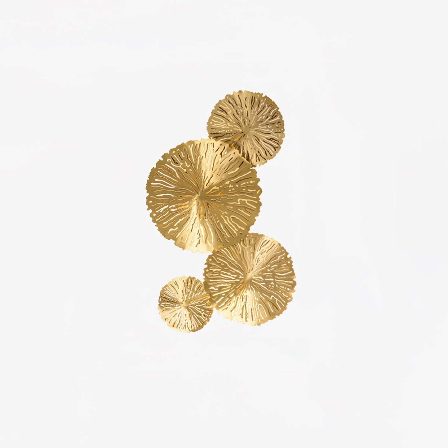 Lotus Leaf Wall Sconce | Brass | Gilded