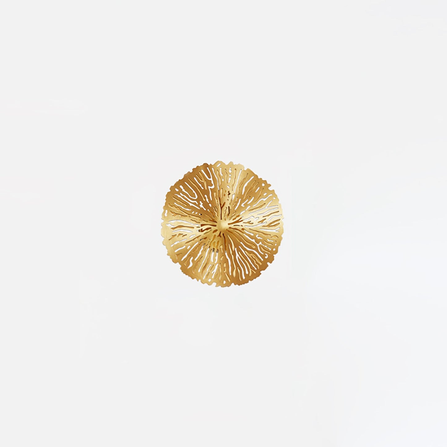 Lotus Leaf Wall Sconce | Brass | Gilded