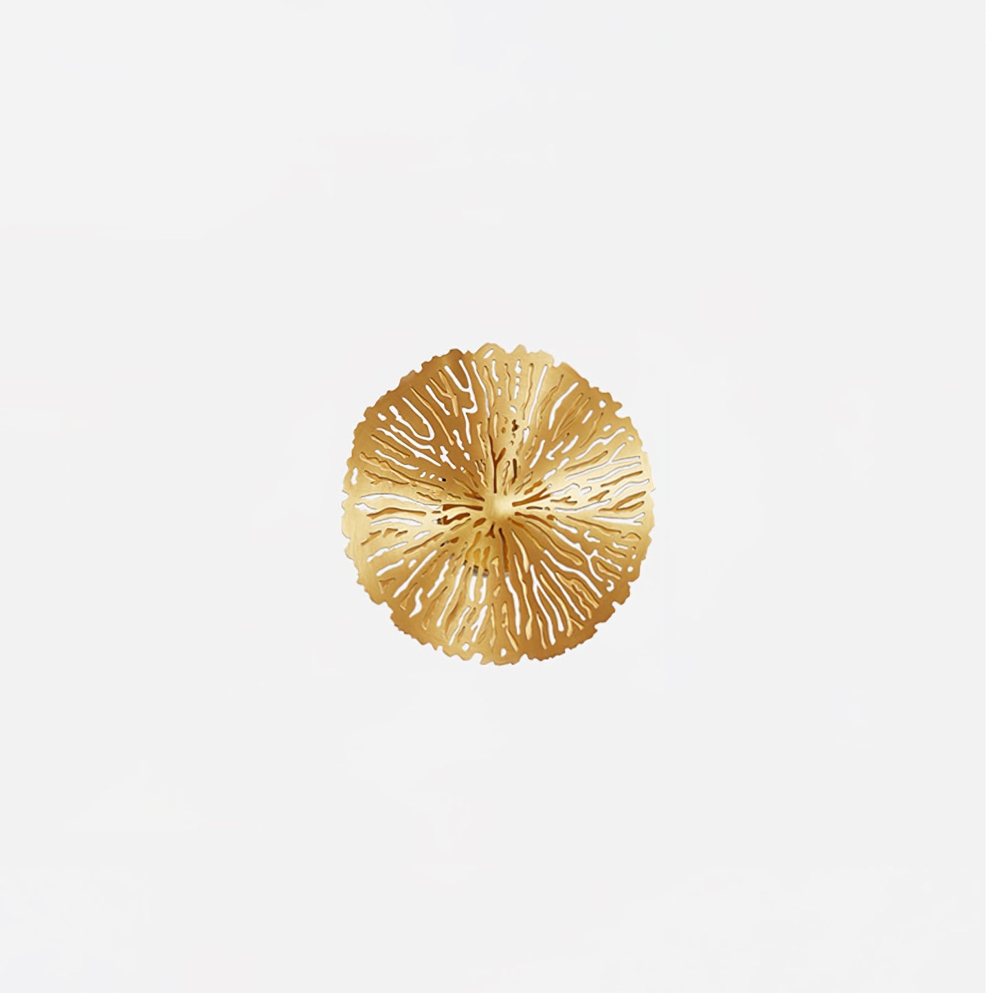 Lotus Leaf Wall Sconce | Brass | Gilded