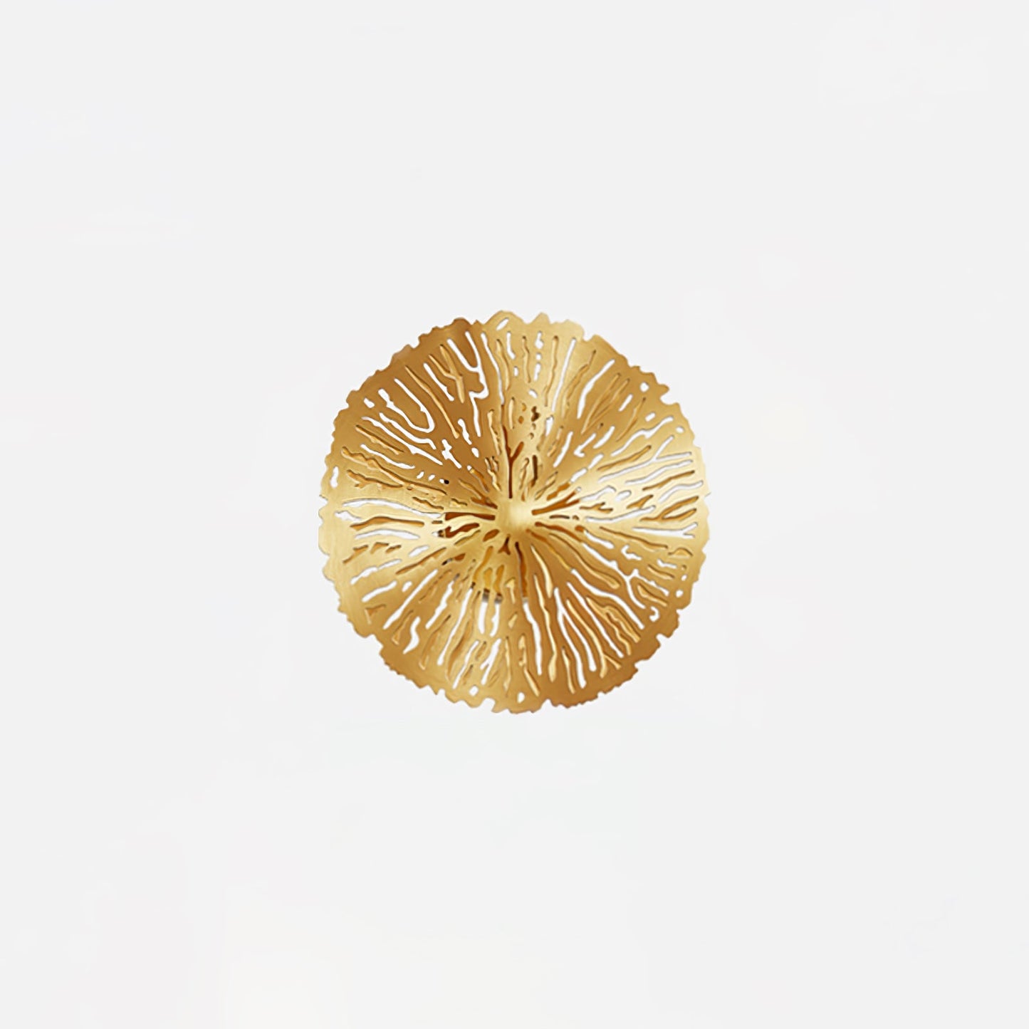 Lotus Leaf Wall Sconce | Brass | Gilded