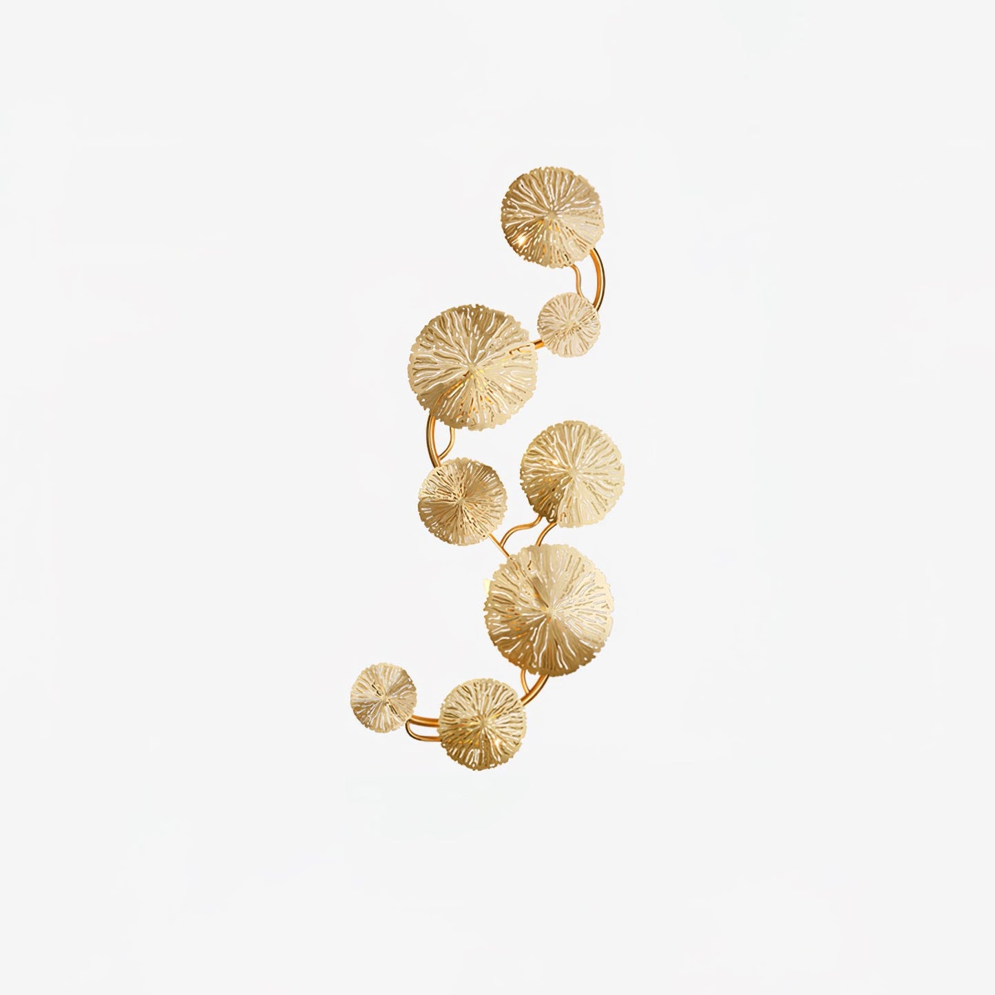 Lotus Leaf Wall Sconce | Brass | Gilded