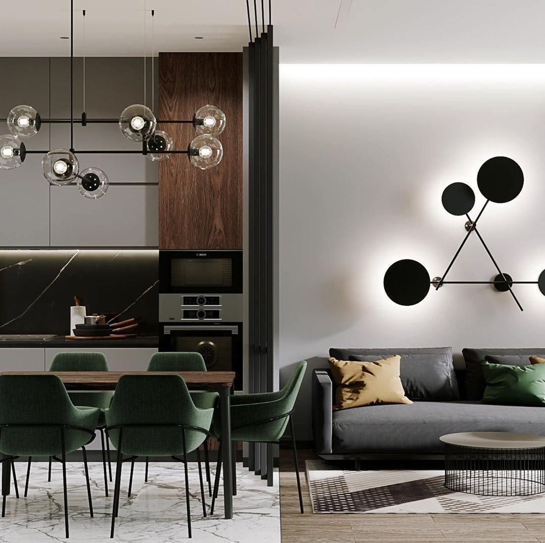 Lride Wall Lamp | Metal, Iron, Acrylic | Black, Gray + Black