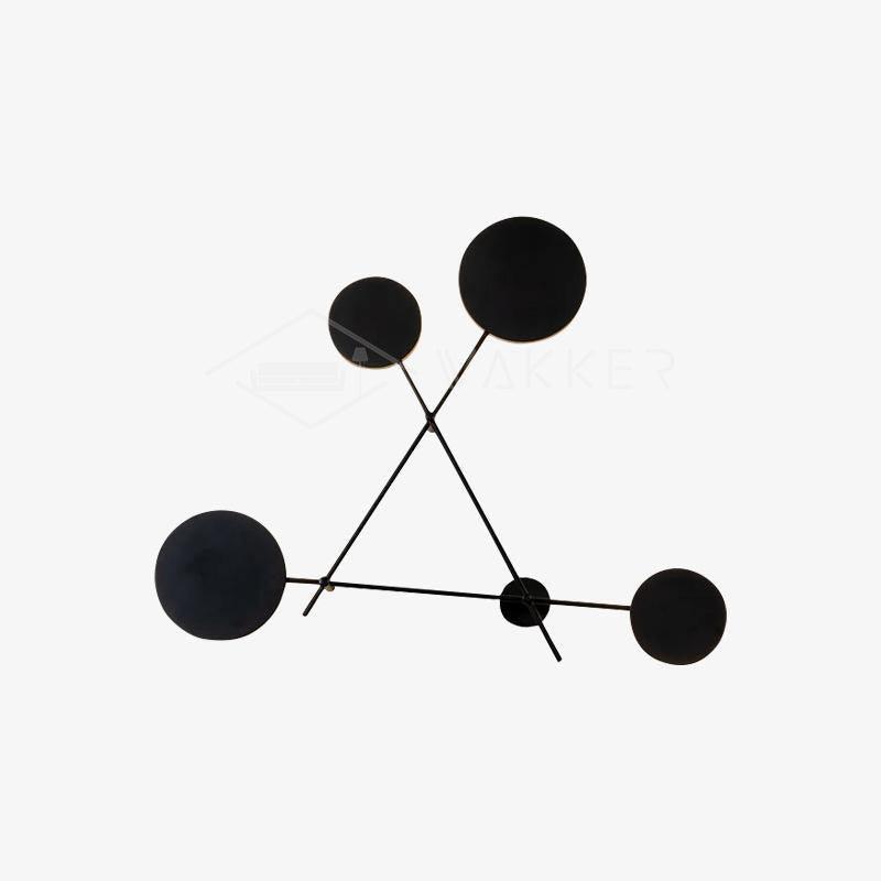 Lride Wall Lamp | Metal, Iron, Acrylic | Black, Gray + Black